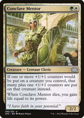 Conclave Mentor - 2x2 Spoiler