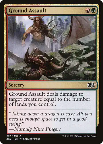 Ground Assault - 2x2 Spoiler