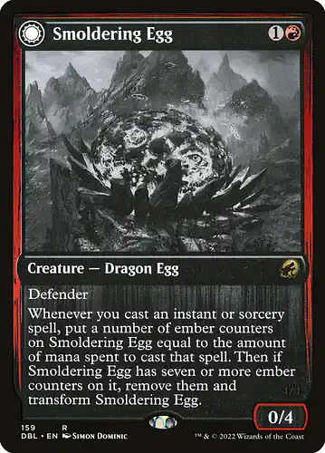 Smoldering Egg - dbl Spoiler