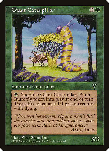 Giant Caterpillar - vis Spoiler