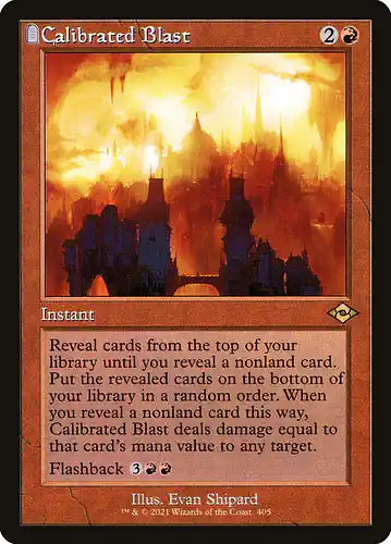 Calibrated Blast - mh2 Spoiler