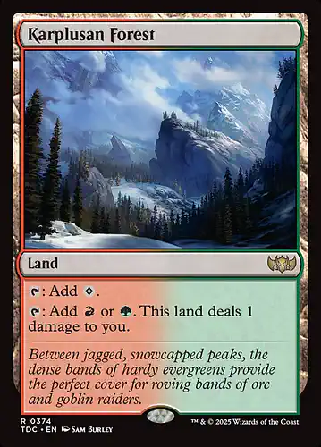 Karplusan Forest - tdc Spoiler
