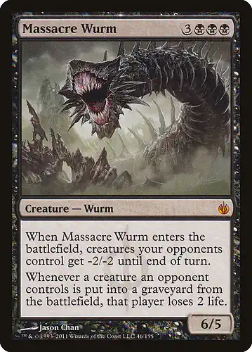 Massacre Wurm - mbs Spoiler