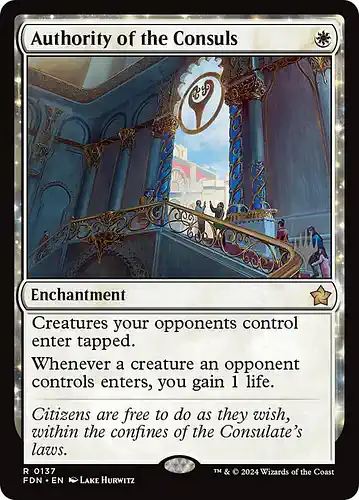 Authority of the Consuls - fdn Spoiler