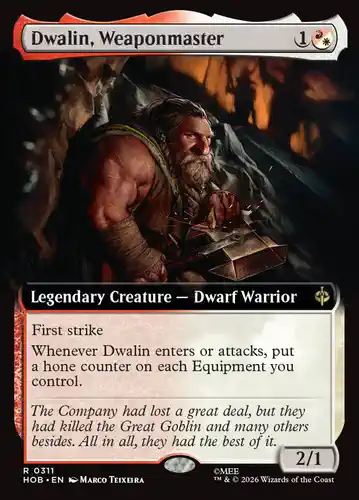 Dwalin, Weaponmaster - hob Spoiler