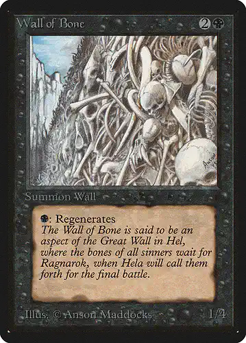 Wall of Bone - leb Spoiler