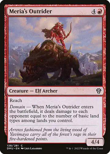 Meria's Outrider - dmu Spoiler