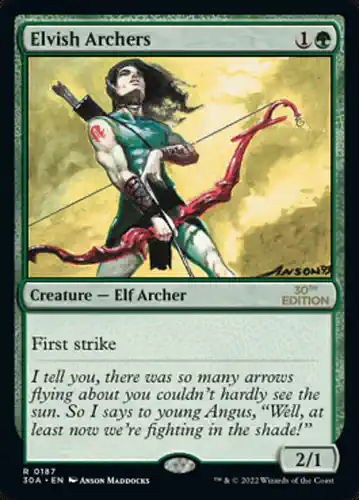 Elvish Archers - 30a Spoiler