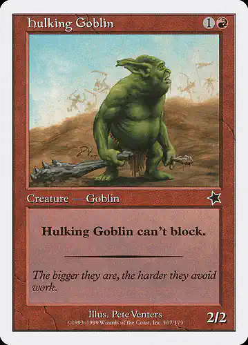 Hulking Goblin - s99 Spoiler