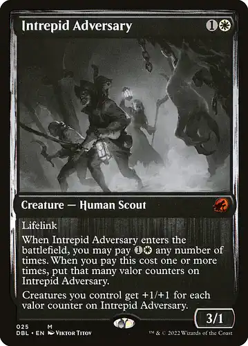 Intrepid Adversary - dbl Spoiler