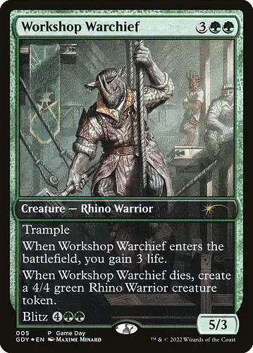 Workshop Warchief - gdy Spoiler