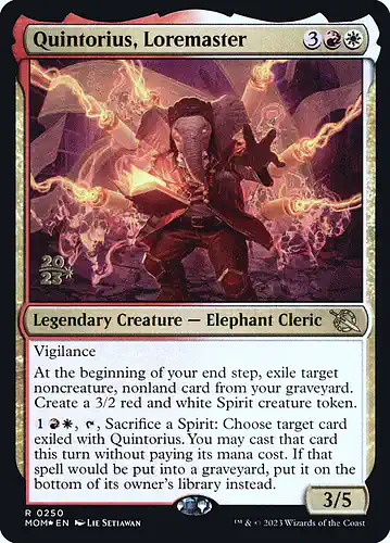 Quintorius, Loremaster - mom Spoiler