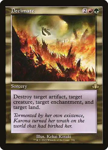 Decimate - dmr Spoiler