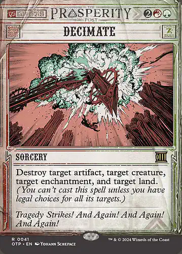 Decimate - otp Spoiler