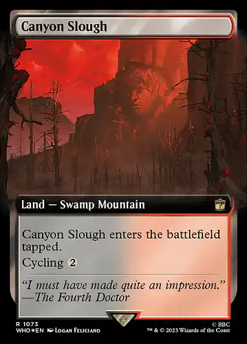 Canyon Slough - who Spoiler