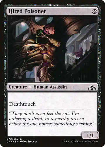 Hired Poisoner - grn Spoiler
