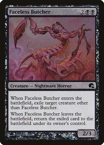 Faceless Butcher - pd3 Spoiler