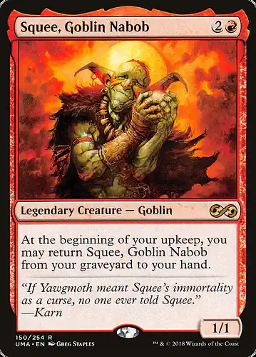 Squee, Goblin Nabob - uma Spoiler