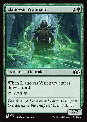 Llanowar Visionary - j25 Spoiler