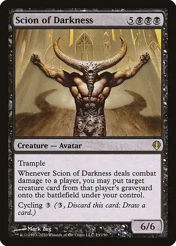 Scion of Darkness - arc Spoiler