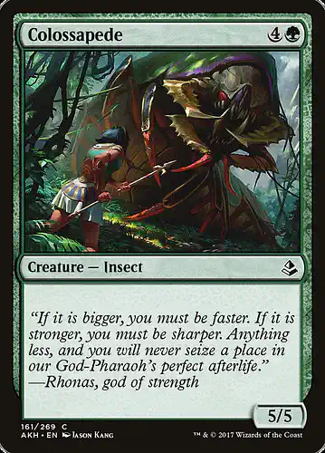 Colossapede - akh Spoiler
