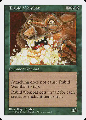 Rabid Wombat - 5ed Spoiler