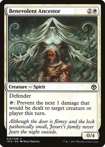 Benevolent Ancestor - ima Spoiler