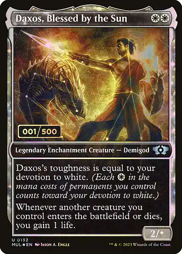 Daxos, Blessed by the Sun - mul Spoiler