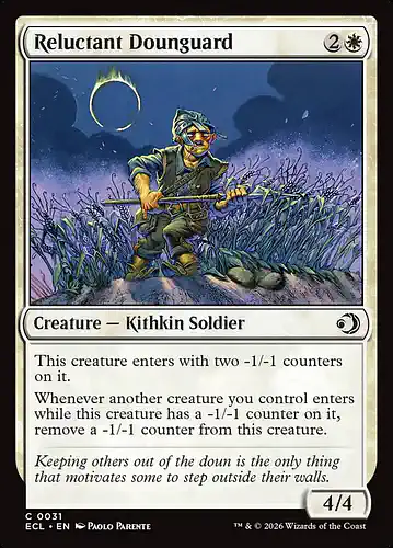 Reluctant Dounguard - ecl Spoiler