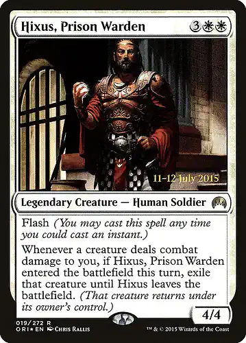 Hixus, Prison Warden - ori Spoiler