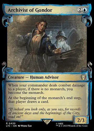 Archivist of Gondor - ltc Spoiler