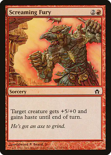 Screaming Fury - 5dn Spoiler