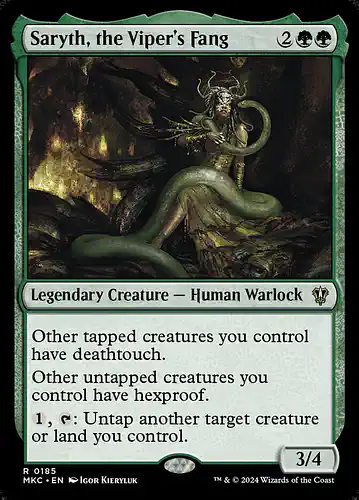 Saryth, the Viper's Fang - mkc Spoiler
