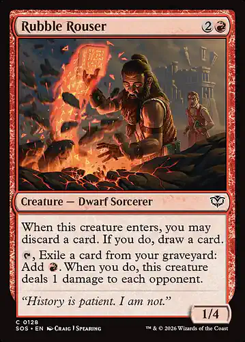 Rubble Rouser - sos Spoiler
