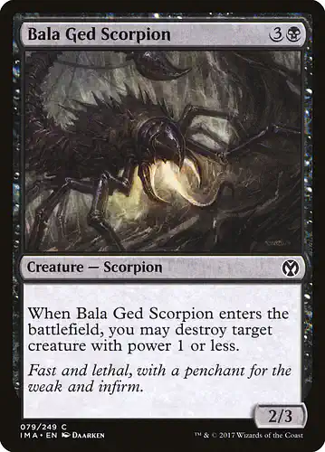 Bala Ged Scorpion - ima Spoiler