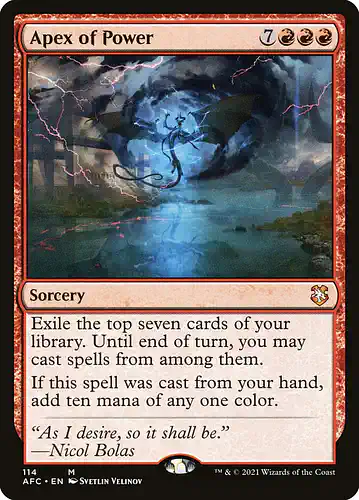 Apex of Power - afc Spoiler