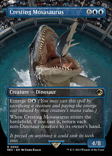 Cresting Mosasaurus - rex Spoiler
