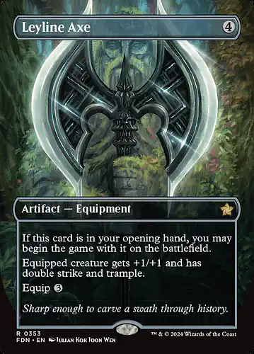 Leyline Axe - fdn Spoiler