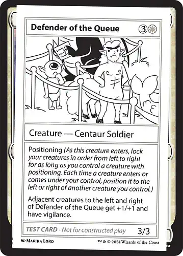 Defender of the Queue - mb2 Spoiler