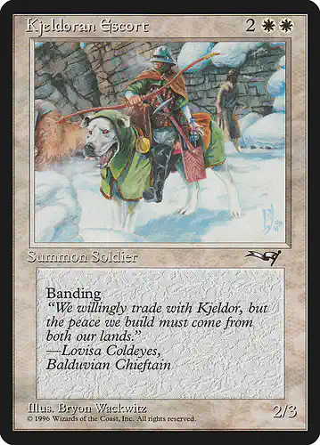 Kjeldoran Escort - all Spoiler
