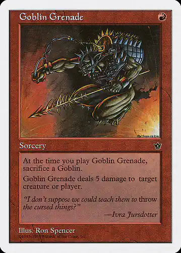 Goblin Grenade - ath Spoiler