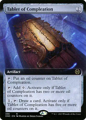 Tablet of Compleation - one Spoiler
