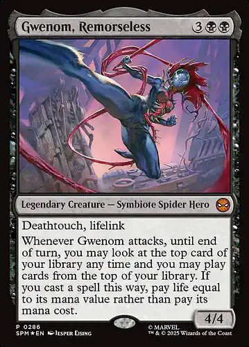 Gwenom, Remorseless - spm Spoiler