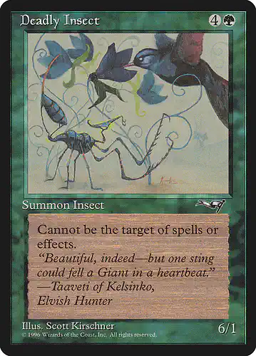 Deadly Insect - all Spoiler