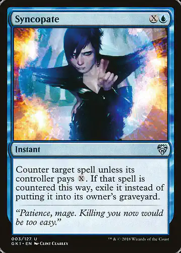 Syncopate - gk1 Spoiler