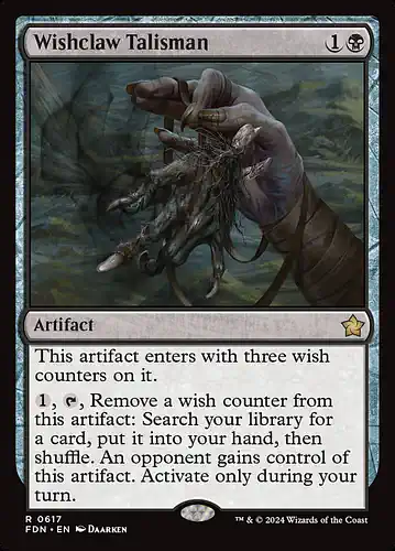 Wishclaw Talisman - fdn Spoiler