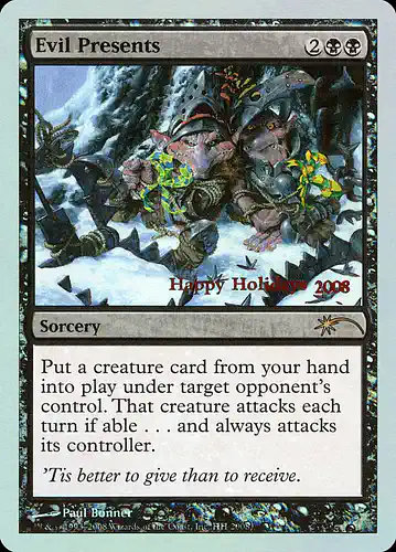 Evil Presents - hho Spoiler