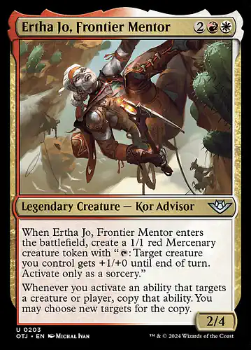 Ertha Jo, Frontier Mentor - otj Spoiler