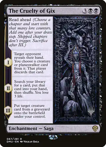 The Cruelty of Gix - dmu Spoiler