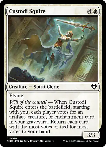 Custodi Squire - cmm Spoiler